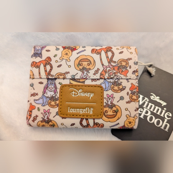 Loungefly Disney Winnie the Pooh Fall Halloween Wallet NWT - Picture 2 of 4